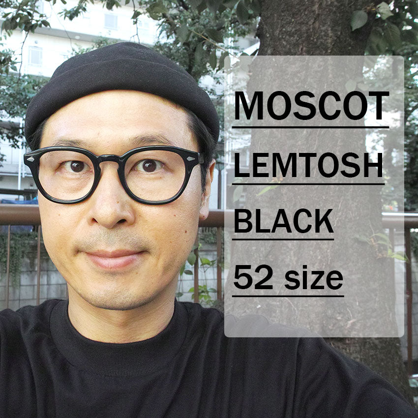 MOSCOT / LEMTOSH / BLACK / 52size