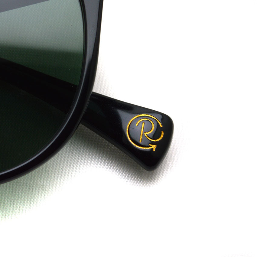 RAEN optics / BASQ / Recycled Black - Green Polar