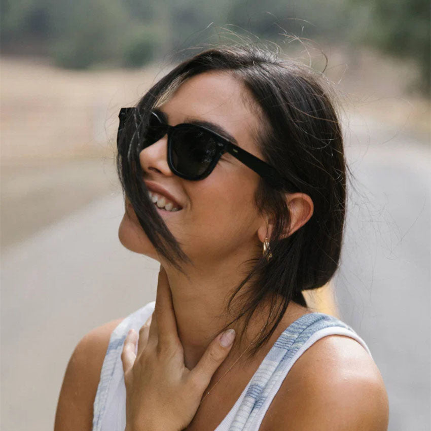 RAEN optics / CARBY / Recycled Black - Green Polar