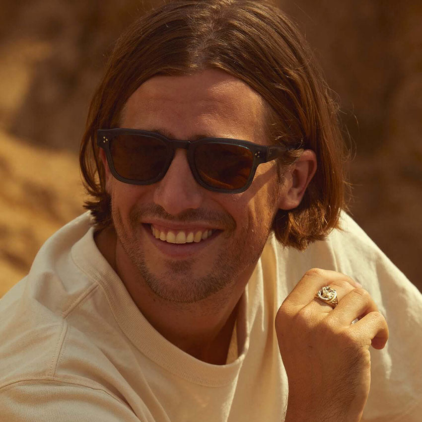RAEN optics / RECE / Recycled Black - Green Polar