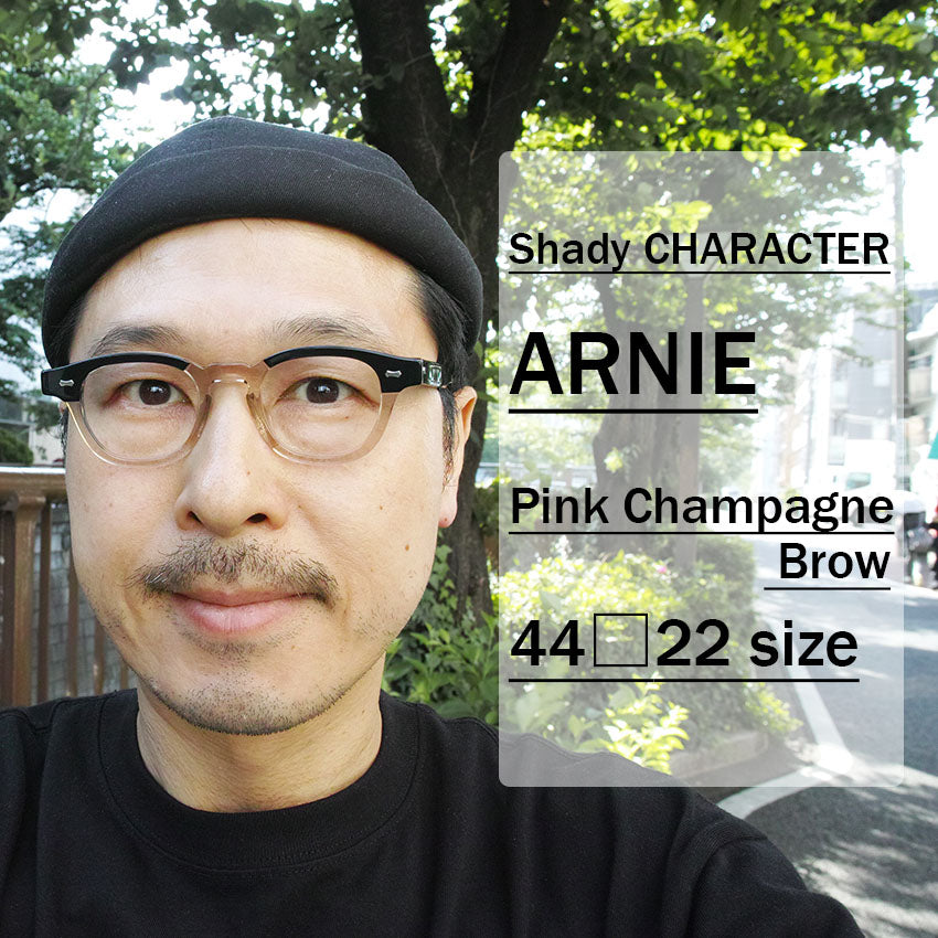 Shady CHARACTER / ARNIE / Pink Champagne Brow / 44 size