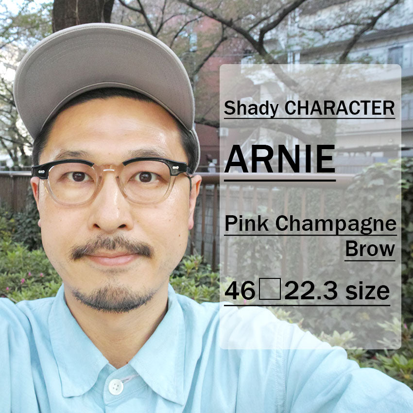Shady CHARACTER / ARNIE / Pink Champagne Brow / 46 size