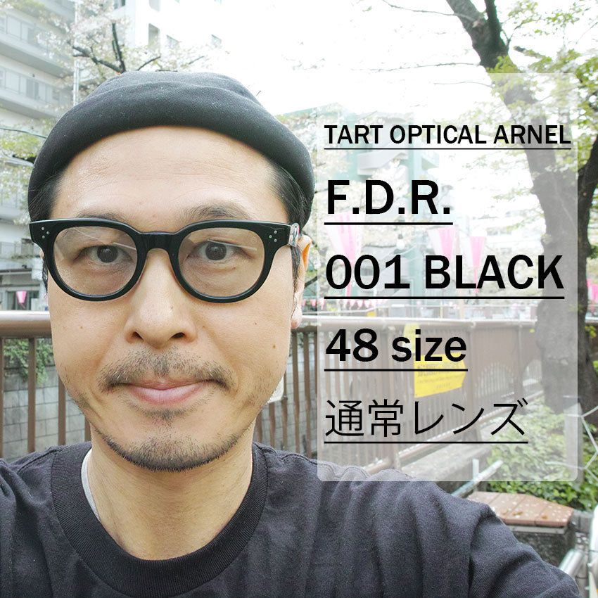 TART OPTICAL ARNEL / FDR / 001 BLACK / 48size 通常レンズ