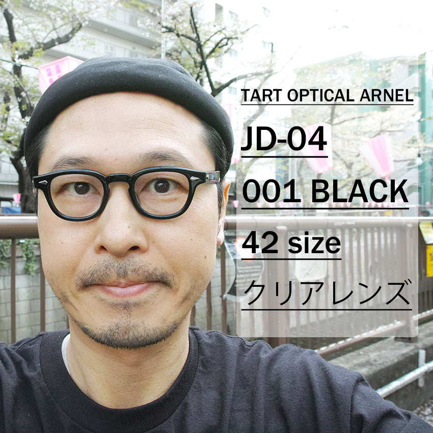TART OPTICAL ARNEL / JD-04 / 001 Black / 42size
