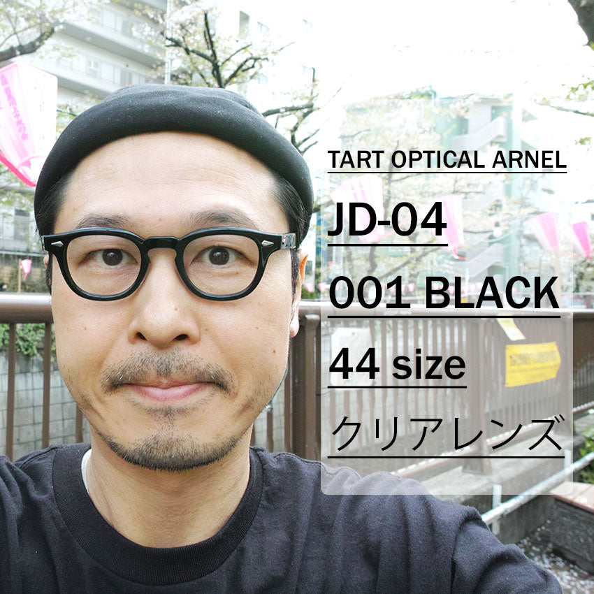 TART OPTICAL ARNEL / JD-04 / 001 Black / 44 size
