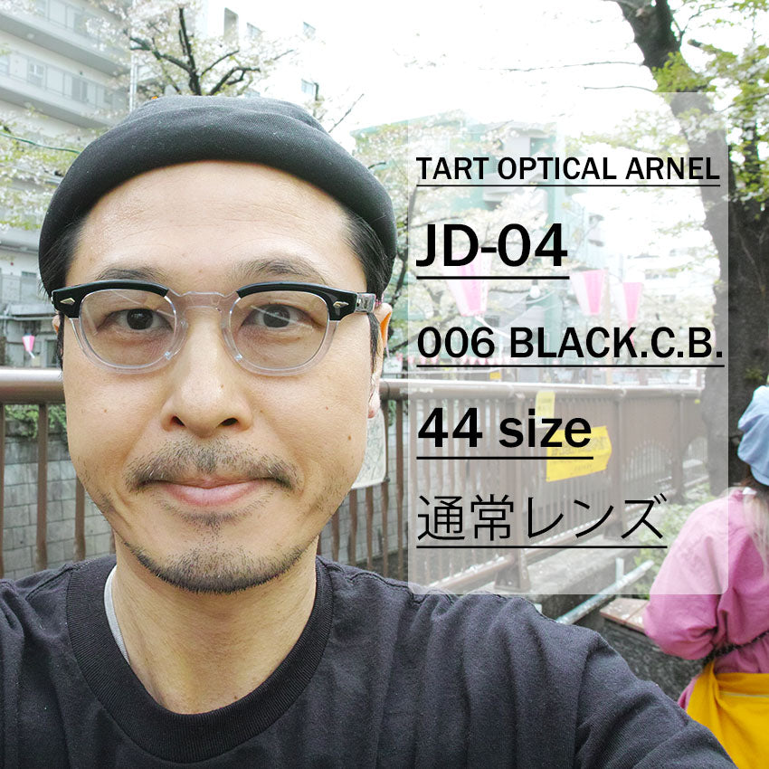 TART OPTICAL ARNEL / JD-04 / 006 Black C.B. / 44size