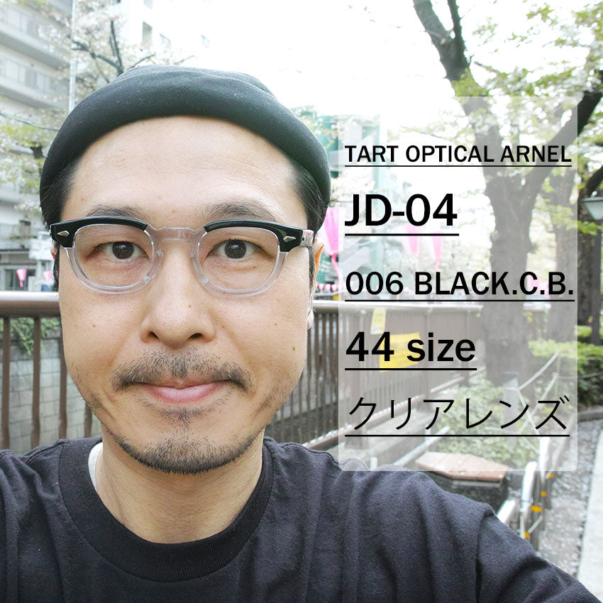 TART OPTICAL ARNEL / JD-04 / 006 Black C.B. / 44size