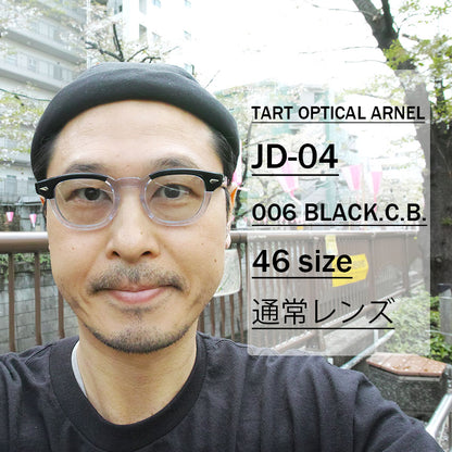 TART OPTICAL ARNEL / JD-04 / 006 Black C.B. / 46size