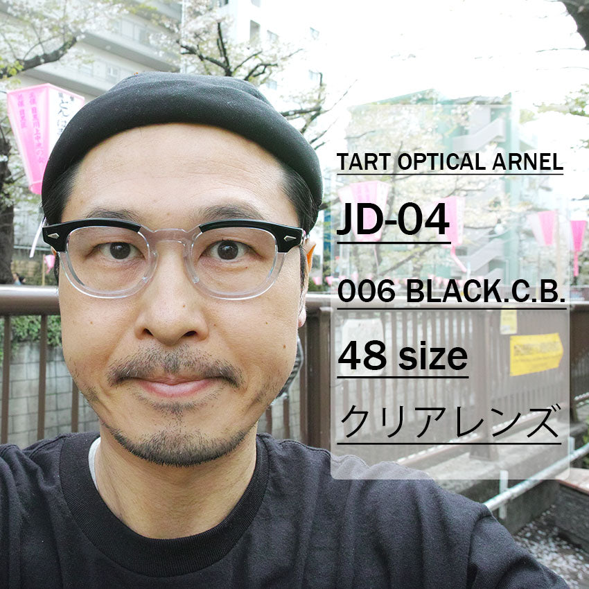 TART OPTICAL ARNEL / JD-04 / 006 Black C.B. / 48size