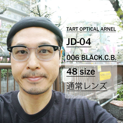 TART OPTICAL ARNEL / JD-04 / 006 Black C.B. / 48size