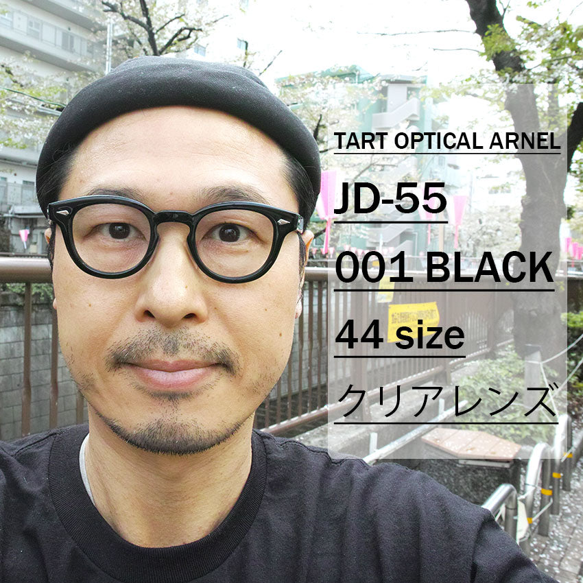 TART OPTICAL ARNEL / JD-55 / 001 BLACK / 44size