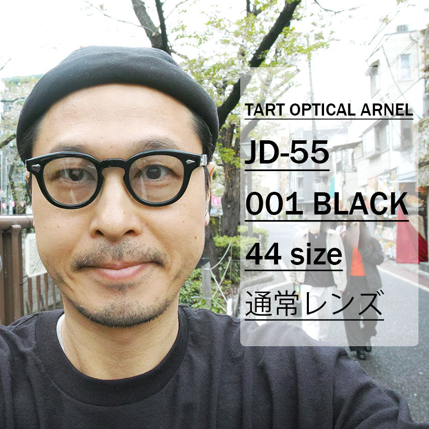 TART OPTICAL ARNEL / JD-55 / 001 BLACK / 44size