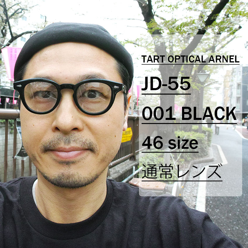 TART OPTICAL ARNEL / JD-55 / 001 BLACK / 46size